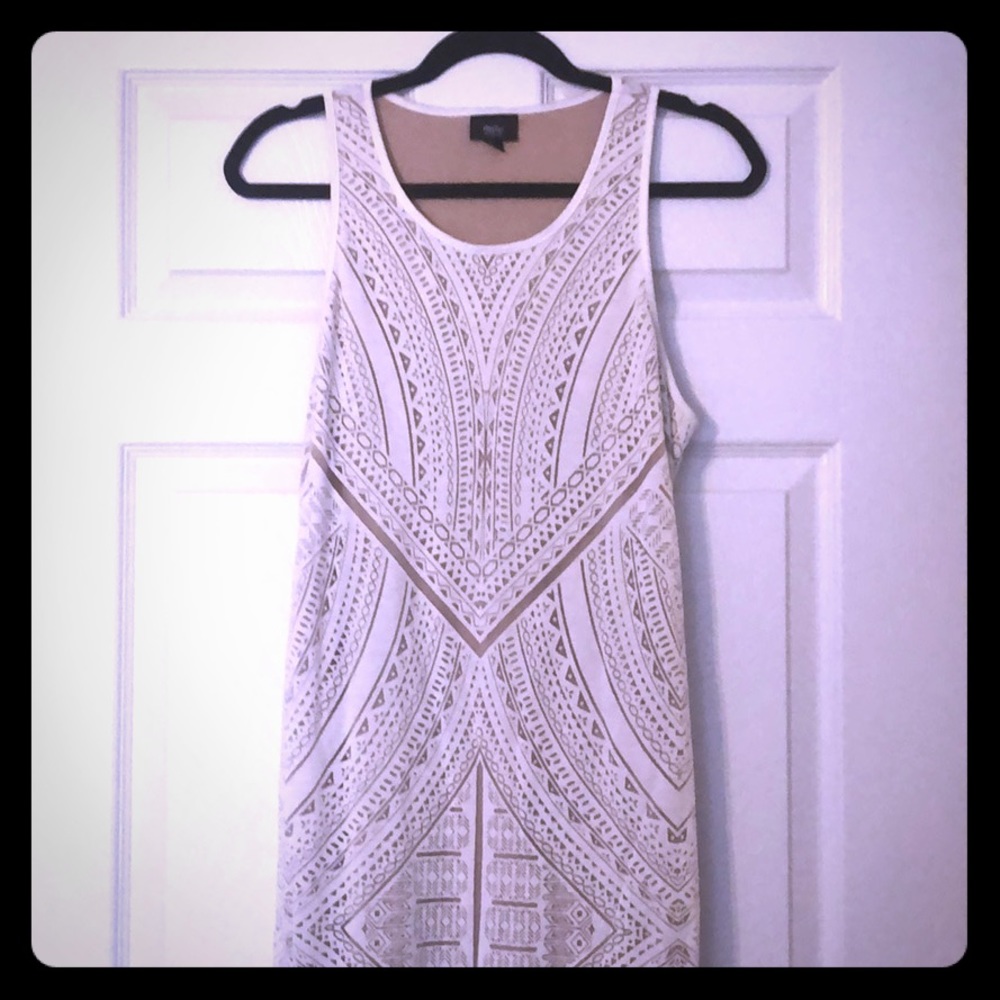 Boho Chic, 3/4 Length Dress